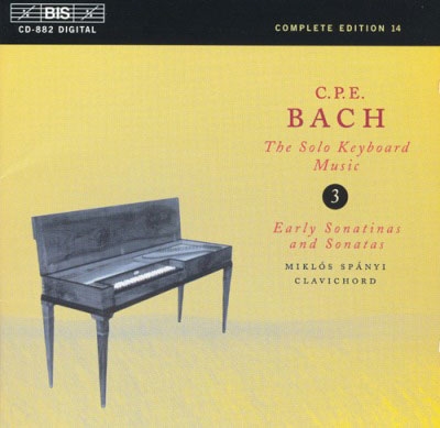 C.P.Eバッハ: 無伴奏鍵盤作品集第3集