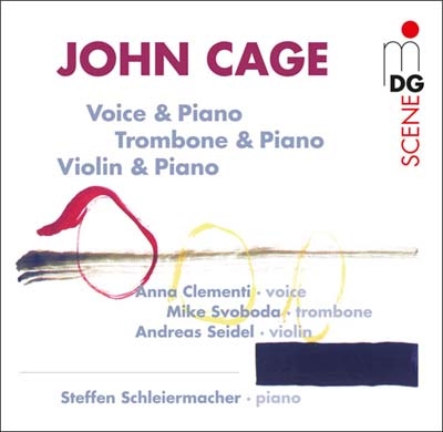 J.Cage: Voice & Piano, Trombone & Piano, Violin & Piano