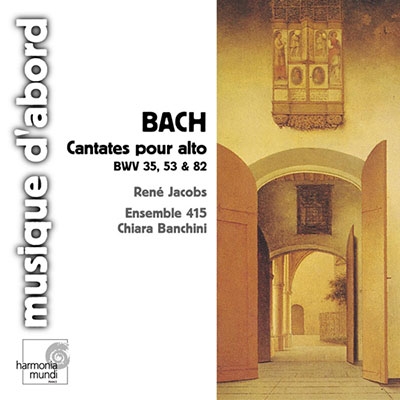 󥵥֥415/Bach Cantatas pour Alto / Jacobs, Banchini, Ensemble 415[HMA1951273]