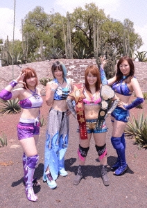 スターダム×メキシコ2014 イオ&麻優&カイリ&ゆうなのルチャ体験