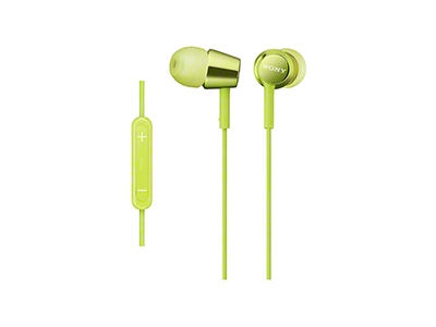 SONY iPod/iPhone/iPadб ̩ķʡ䡼쥷С(⥳) MDR-EX150IP/Lime Green[MDREX150IPGQ]