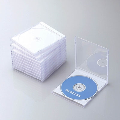 ELECOM CD/DVD(1Ǽ)(10ѥå)/ۥ磻[CCD-JSCN10WH]