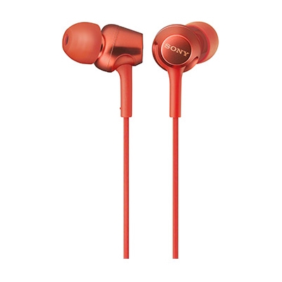 SONY 密閉型インナーイヤーレシーバー MDR-EX255/Red