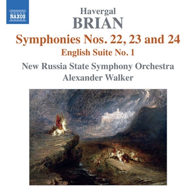 アレクサンダー・ウォーカー/H.Brian： Symphony No.22-No.24, English Suite Op.12[8572833]