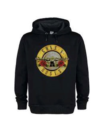 Guns N'Roses/GUNS N'ROSES Drum Amplified Vintage Black Hoodie/M[ZAV860G06M]