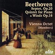 Ȭ/Beethoven Septet Op.20, Quintet for Pianos &Winds Op.16[ALC1243]