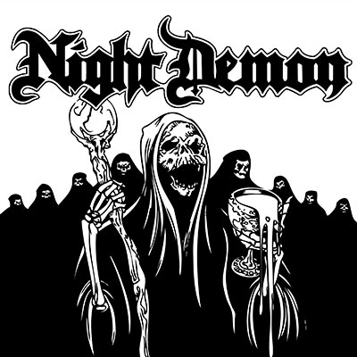 Night Demon/Night DemonBlack &White Smash Vinyl[NDR002LP1S]
