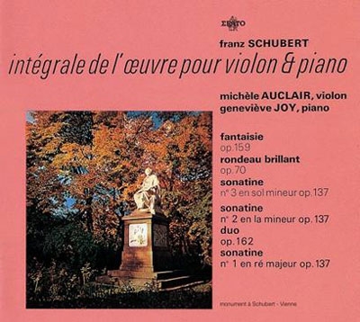 Schubert: Integrale de l'Oeuvre pour Violon & Piano
