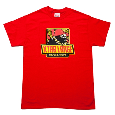 TOWER RECORDS×XLARGE TEE'14 Red/Lサイズ