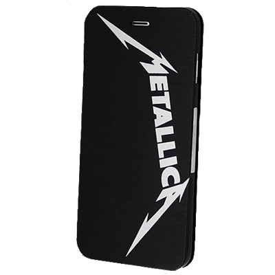 Metallica Iphone6 ポリウレタン革ケース バンドロゴ