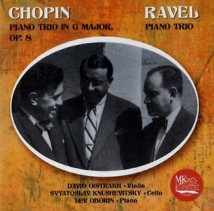 ショパン、ラヴェル: ピアノ、ヴァイオリンとチェロのための三重奏曲