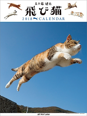 飛び猫 2018 カレンダー