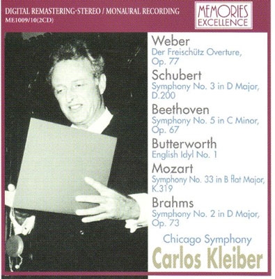 カルロス・クライバー/Beethoven: Symphony No.5; Mozart: Symphony No.33; Schubert:  Symphony No.3