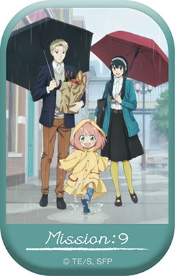 SPY×FAMILY スクエア缶バッジ/MISSION：9「ラブラブを見せつけよ」メインビジュアル[4549743762234]