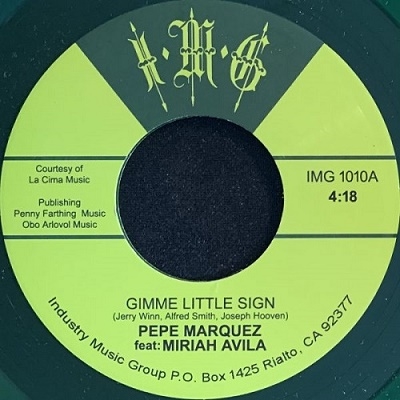 Pepe Marquez/Gimme Little Sign/Let's Take a Tripס[IMG1010]