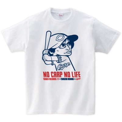 NO CARP, NO LIFE. T-shirt 岸田繁Ver. XSサイズ