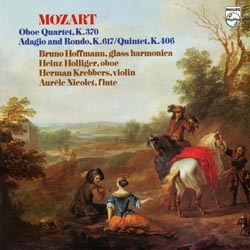 Oboe Quartet, K.370 , Quintet, K.406, Adagio and Rondo, K.617 Oboe Quartet, K.370 , Quintet, K.406, Adagio and Rondo, K.617