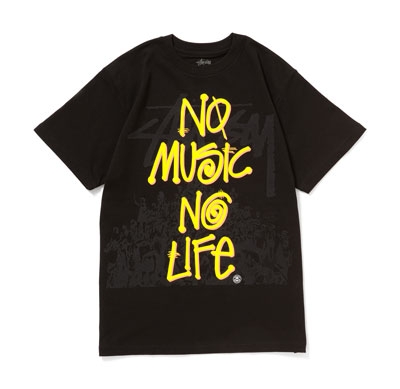 TOWER RECORDS×STUSSY NMNL TEE '13 BLACK/Sサイズ