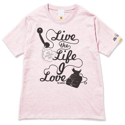 Litteratur Parat vækstdvale THE BAWDIES/133 THE BAWDIES NO MUSIC, NO LIFE. T-shirt (グリーン電力証書付) Baby  Pink/Mサイズ