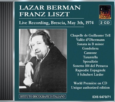 Lazar Berman plays Franz Liszt