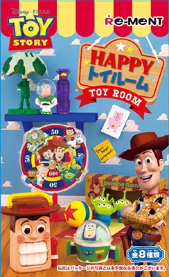 RE-MENT(食玩) TOY STORY HAPPY トイルーム(8個セット)