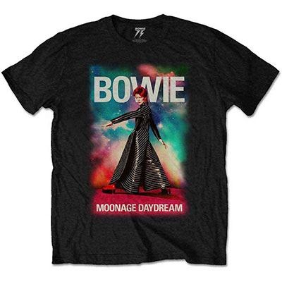 David Bowie/David Bowie Moonage 11 Fade Black T-Shirt/S[2050268892013]