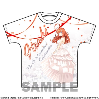 映画「五等分の花嫁」 フルグラフィックTシャツ エンディングVer. 中野五月 L