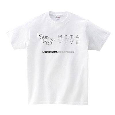 LIQUIDROOM × METAFIVE T-shirts 白 Sサイズ