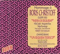 Hommage a Boris Christoff - Verdi, Brahms