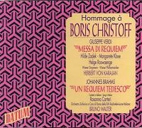 Hommage a Boris Christoff - Verdi, Brahms Hommage a Boris Christoff - Verdi, Brahms