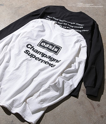 Oasis/Champagne supernova 長袖T-shirt (Black)/Mサイズ