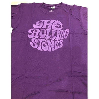The Rolling Stones Vintage 70S Logo Purple T-shirt/Lサイズ