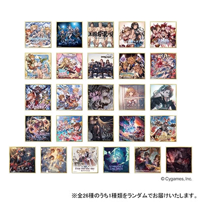 グランブルーファンタジー × TOWER RECORDS トレーディングミニ色紙 全26種