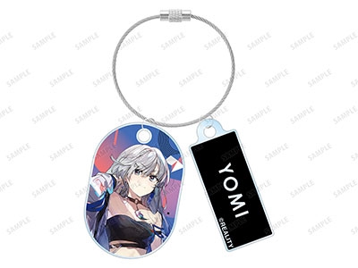 緜先生 描き下ろしイラスト ヨミ タクティカルファッションver. 2連ワイヤーアクリルキーホルダー 緜先生 描き下ろしイラスト ヨミ タクティカルファッションver. 2連ワイヤーアクリルキーホルダー