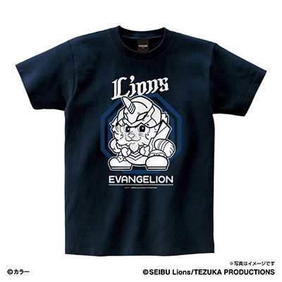 EVANGELION×LIONS Tシャツ(マスコット)/Sサイズ EVANGELION×LIONS Tシャツ(マスコット)/Sサイズ