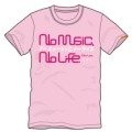 108 Perfume×ミドリ NO MUSIC, NO LIFE. T-shirt Light Pink/Mサイズ 108 Perfume×ミドリ NO MUSIC, NO LIFE. T-shirt Light Pink/Mサイズ