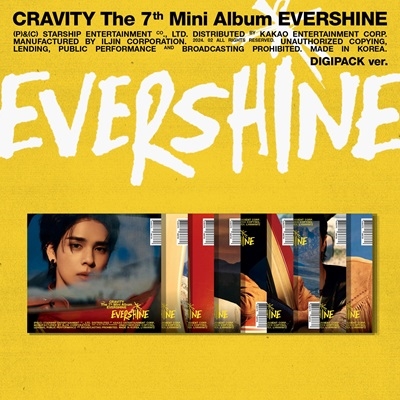 CRAVITY/EVERSHINE: 7th Mini Album (DIGIPACK ver.)(ランダムバージョン)