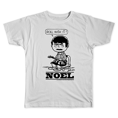 PEANUTS COMIC STYLE×ブリット・ポップ・スター T-shirt NOEL White/Sサイズ PEANUTS COMIC STYLE×ブリット・ポップ・スター T-shirt NOEL White/Sサイズ
