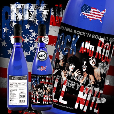 Kiss/KISS「ロックレジェンズ酒シリーズ」ギフトボックス入り5本セット