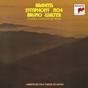 限定LP盤 4枚組 BOX BRAHMS Bruno Walter THE FOUR SYMPHONIES