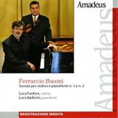 Busoni: Sonatas for Violin & Piano No.1, No.2
