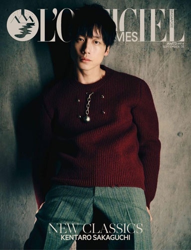 L'OFFICIEL HOMMES SINGAPORE 2025年9月号＜坂口健太郎＞