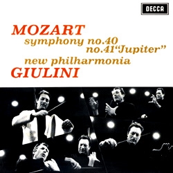 LP レコード　モーツァルト　 No. 40 & 41 (Jupiter) カルロ・マリア・ジュリーニ/Mozart: Symphony No.40 & 41 