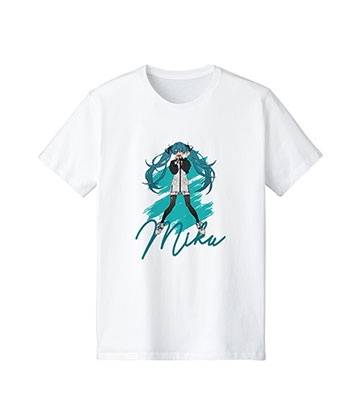 描き下ろしイラスト 初音ミク バンドver Art By Tarou2 Tシャツレディース サイズ L