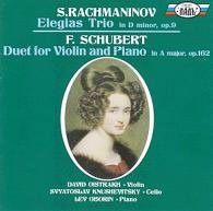 Schubert: Duet for Violin & Piano Op.162; Rachmaninov: Piano Trio No.2 "Elegias Trio"