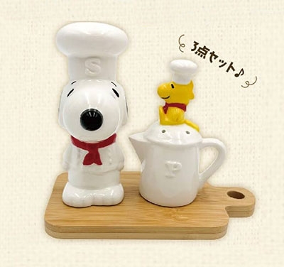 SNOOPY ソルト&ペッパーセット/シェフ