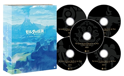 任天堂/ゼルダの伝説 ブレス オブ ザ ワイルド オリジナルサウンドトラック ［5CD+PLAYBUTTON+クリアファイル+豪華ブックレット］＜初回 数量限定生産盤＞