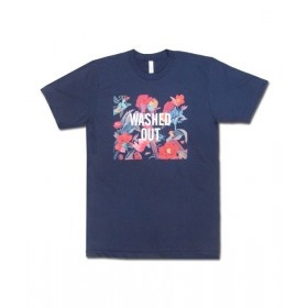 WASHED OUT PARACOSM NAVY T-SHIRT Sサイズ