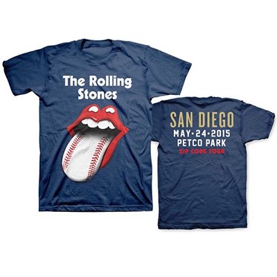 The Rolling Stones/The Rolling Stones Zip Code Tour T-shirt 24-May 