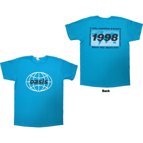 Oasis/Oasis 1998 World Tour - South America (Blue) M[OASTS-43MBLM]